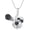 E-Sloth, variant on I Love You Necklace 100 Languages Projection Necklace 925 Sterling Silver Cute Animal Moon Fox Pendant Necklace Jewelry Gifts for Mom Women Fox Lover Gifts