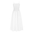 thumbnail image 5 of DailyTrove Women's Short Sleeve Tie Waist Maxi Dress, Casual Outerwear for Summer Outdoor Adventures Effortless Pairing, 5 of 5