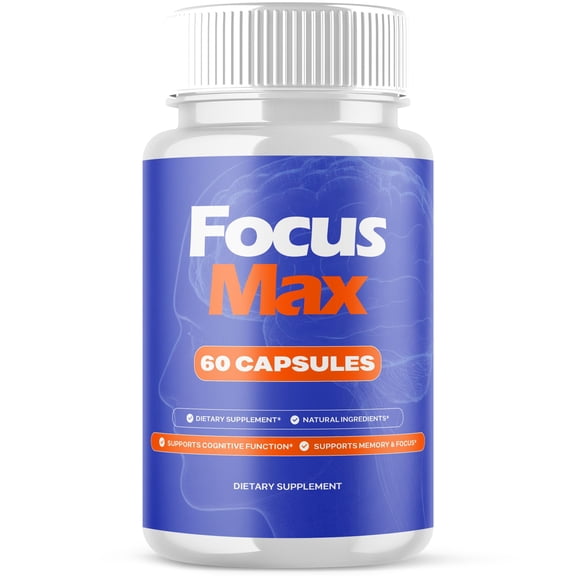 Focus Max Advanced Formula Brain Support Pills Maximum Strength Supplement FocusMax 60 Capsules