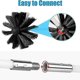 thumbnail image 5 of 22 PCS Chimney Cleaning Brush,Duct Vent Cleaning Set with 18 Nylon Rods,for Fireplace/Dryer Vent /S, 5 of 5