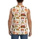 thumbnail image 4 of Fotbe Fall Farm Pumpkin Men's Camiseta sin Mangas Estampada para Hombres, Playera Casual para Gimnasio, Entrenamiento, Playa-Medium, 4 of 7