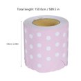 thumbnail image 3 of Bulletin Board Border Sticker 1 Roll for Doors and Windows Pink with White Dots Coated Paper, 3 of 8