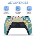 thumbnail image 4 of Skin Sticker for PS5 Slim Standard PS5 Pro Disc Digital Edition Console and Controllers Decals for Playstation 5 (Cute Seal Teacup ,PS5 Pro Standard), 4 of 5