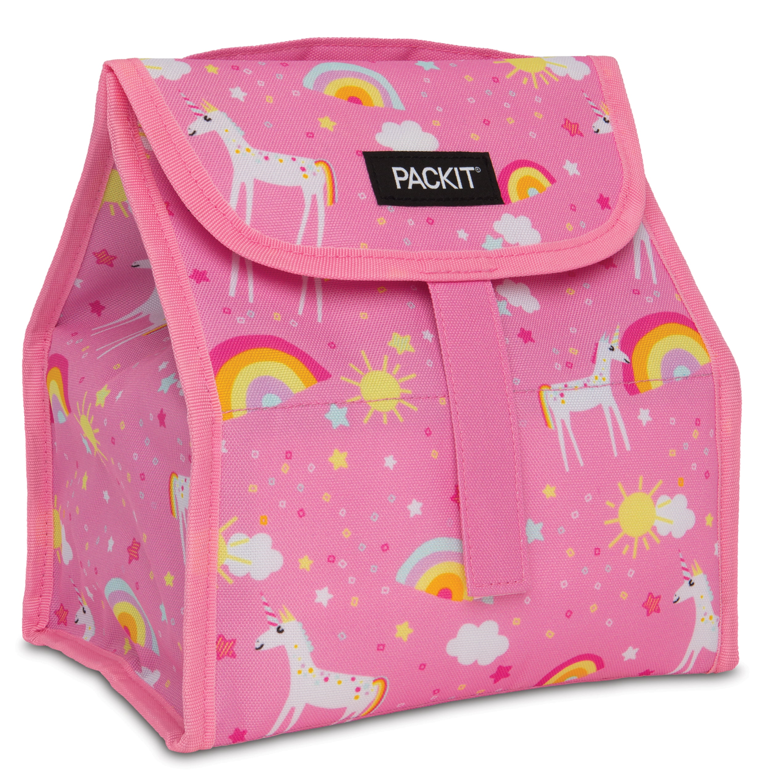 Packit Freezable Lunch Sack, Unicorn Dream Pink