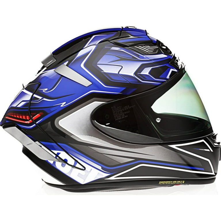 Shoei X-14 AERODYNE TC-2 Blue Helmet size Medium - Walmart.com