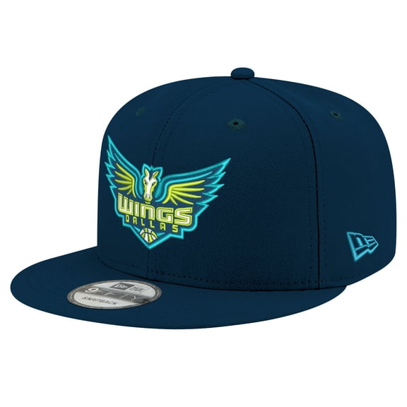 Unisex New Era Navy Dallas Wings Logo 9FIFTY Snapback Hat