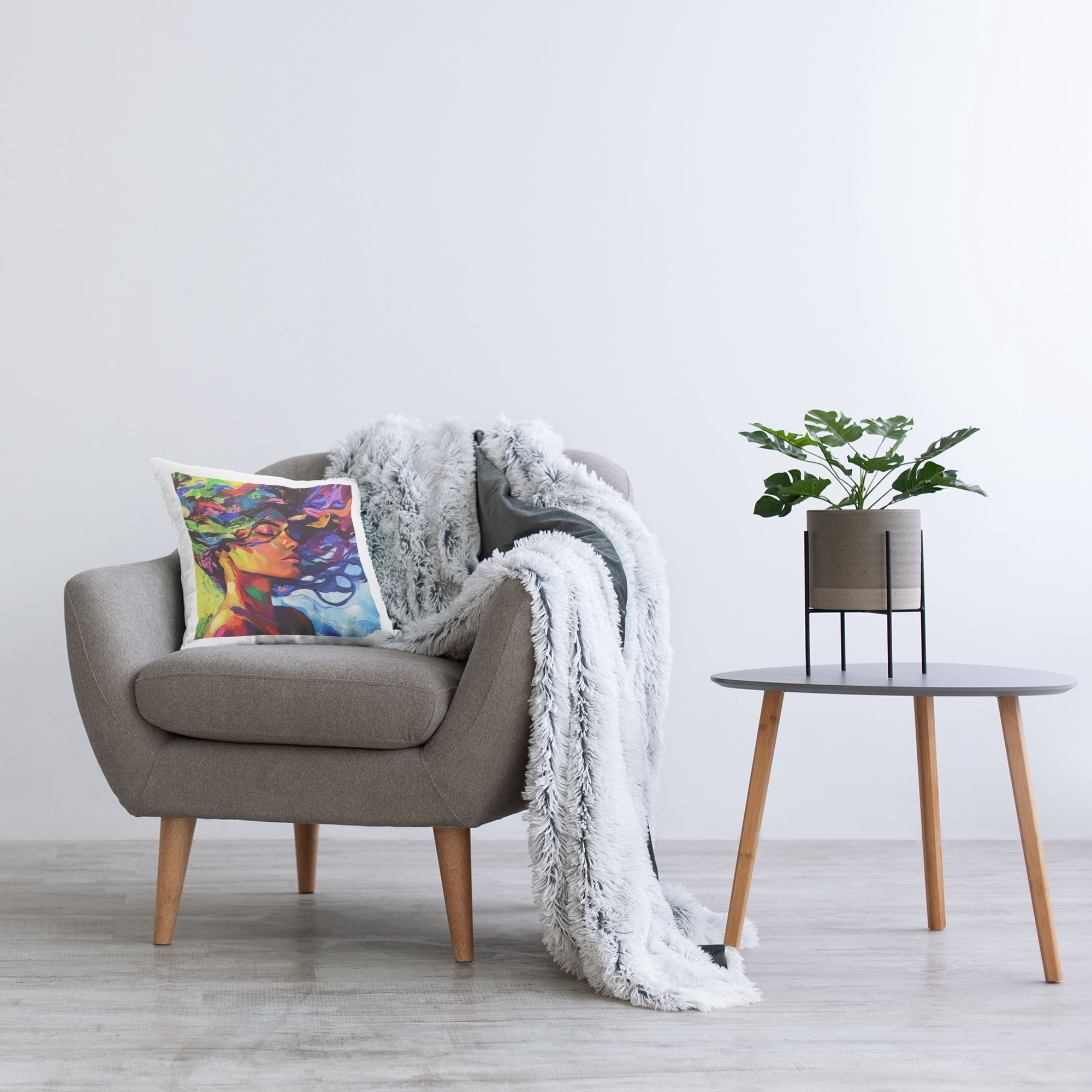 Stupell Industries Flowing Whirlwind Of Colors Decorative Printed Throw Pillow, design by Svetlana Aleynikova