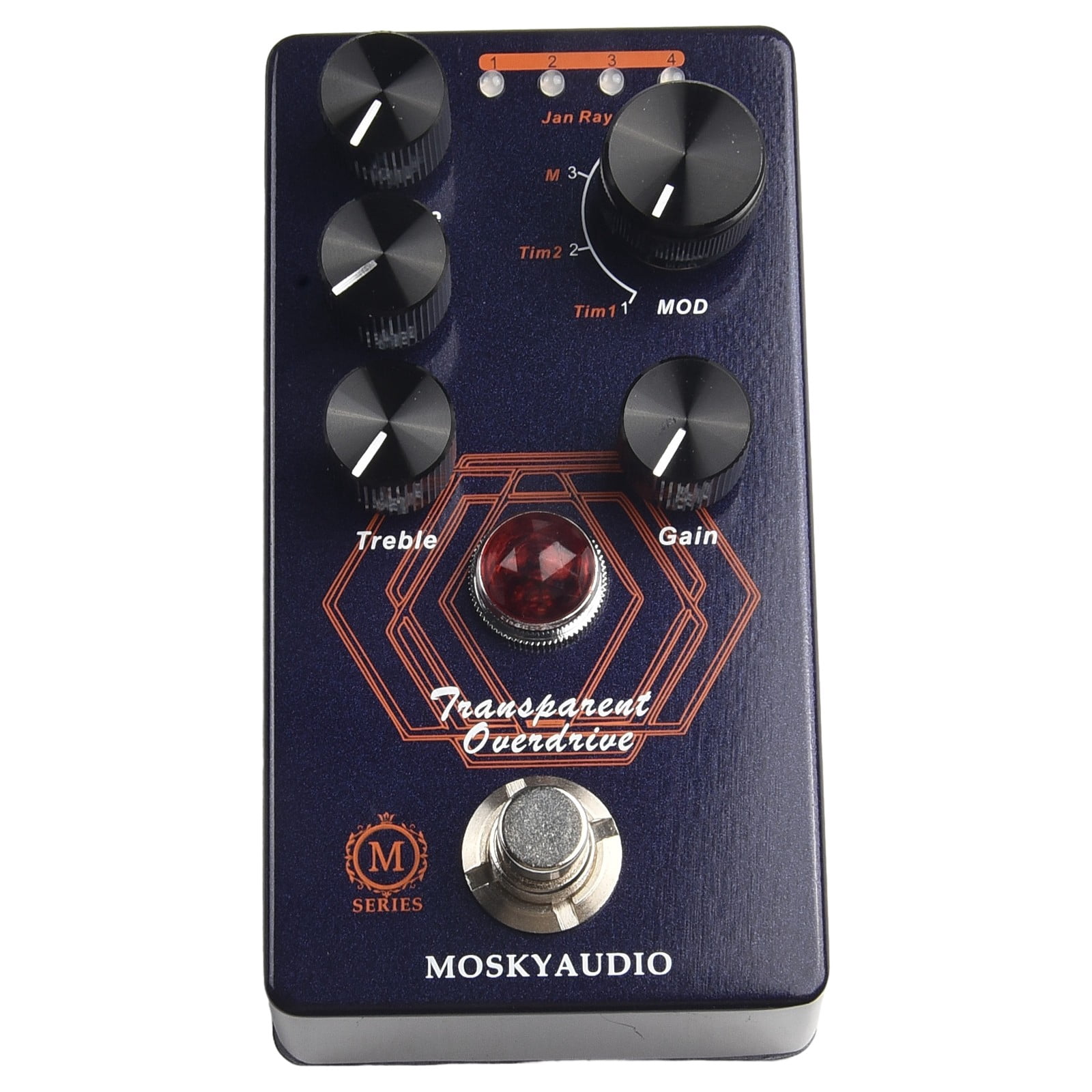 for Mosky Transparent Overdrive The Electric Guitar Effects Pedal Guitar Parts
