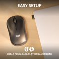 thumbnail image 4 of Mouse inalámbrico Logitech M240 Silent Bluetooth con receptor USB, 4 of 5