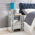 thumbnail image 2 of ACME Sonia 3 Drawer Mirrored Nightstand, 2 of 7