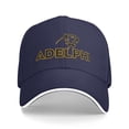 thumbnail image 1 of Adelphi University Casquettes de Baseball Unisexes Casquettes Sandwich Chapeau de Papa Chapeau Décontracté, 1 of 9