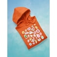 thumbnail image 3 of Cluttered Teen Stickers Hoodie Women -Image by Shutterstock, Female x-Large, 3 of 4