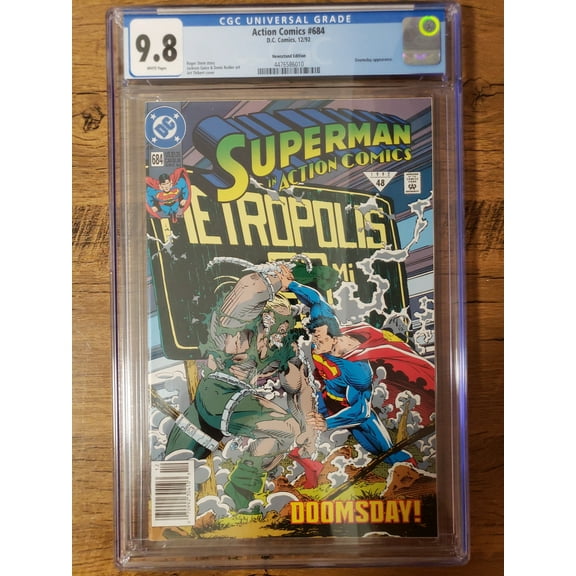 Action Comics #684 - CGC 9.8 Comic Book