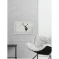 thumbnail image 4 of Marmont Hill Elk Stare Framed Wall Art, 4 of 5