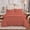 Brick Red, variant on DNG Creations 3 Piece Vintage Ruffle Duvet Cover 100% Egyptian Cotton, 800 Threads Count - With Zipper & Corner Ties ( Twin/Twin XL - Solid White )