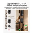 DESLOC B200 Smart Front Door Lock Handle Set, Fingerprint, Bluetooth ...