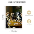 thumbnail image 2 of Nawypu  Dogs Playing Poker 1 Canvas Art - Home Decor Wall Art Print Poster Painting, 2 of 5