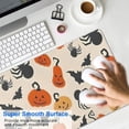 thumbnail image 4 of Long Mouse Pads for Desk,Light Halloween Pumpkins Bats and Spiders Desk Mats on Top Of Desks, Desk Mouse Pad Extra Large with 3mm Non-Slip Base and Stitched Edge for Gaming,Work,Home 31.5x11.8in, 4 of 4