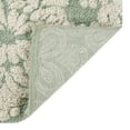 thumbnail image 6 of Better Trends Medallion Tufted Bath Mat Rug, 100% Cotton, 2 Piece Set, Sage/Natural, 6 of 6