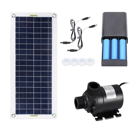 50W Solar Water Pump Brushless Solar Panel Fish Water Pool Kit 12V Garden Decoration Pool Powered Fountain Pond Pum Aquarium ,High Efficiency