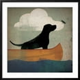 thumbnail image 2 of Art.com Black Dog Canoe Ride Art Print by Ryan Fowler, Black Frame Wall Art, 29" x 29", 2 of 5
