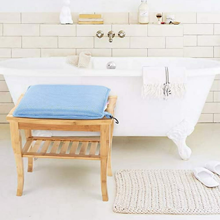 Shower Seat Cushion Bath Bench Shower Chairs for Seniors Elderly Disabled  Bathtub Cushion Transfer Bench Handicap Bath Stools Padded Mat Chair Shower