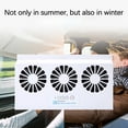 thumbnail image 2 of Wzzjkit Desk Fan Car Solar Exhaust Fan Car Radiator Wireless Fan Car Ventilation Fan, 2 of 5