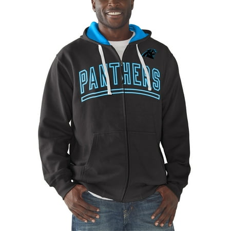 Carolina Panthers G-III Sports by Carl Banks Audible Full-Zip Fleece Hoodie - Black
