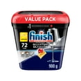 thumbnail image 1 of Finish® Quantum Ultimate® Lemon Dishwasher Detergent Pods, No pre sinse needed, For Deep clean & sparkling shine, 72 Tabs, 1 of 17
