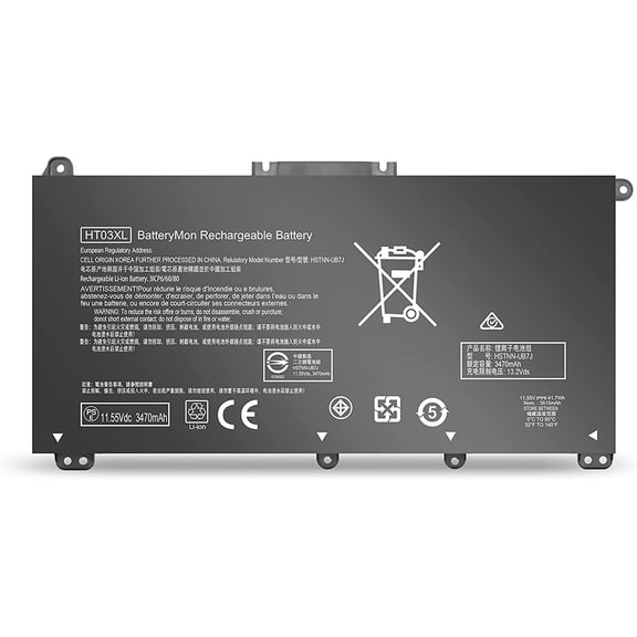 HT03XL L11119-855 Laptop Battery for HP Pavilion 14-CE 14-CF 14-DF 15-CS 15-DA 15-DB 15-DW 17-BY 17-CA Series 15-CS0053CL 15-DW0033NR 15-DA0014DX L11421-542 HSTNN-DB8R HT03041XL