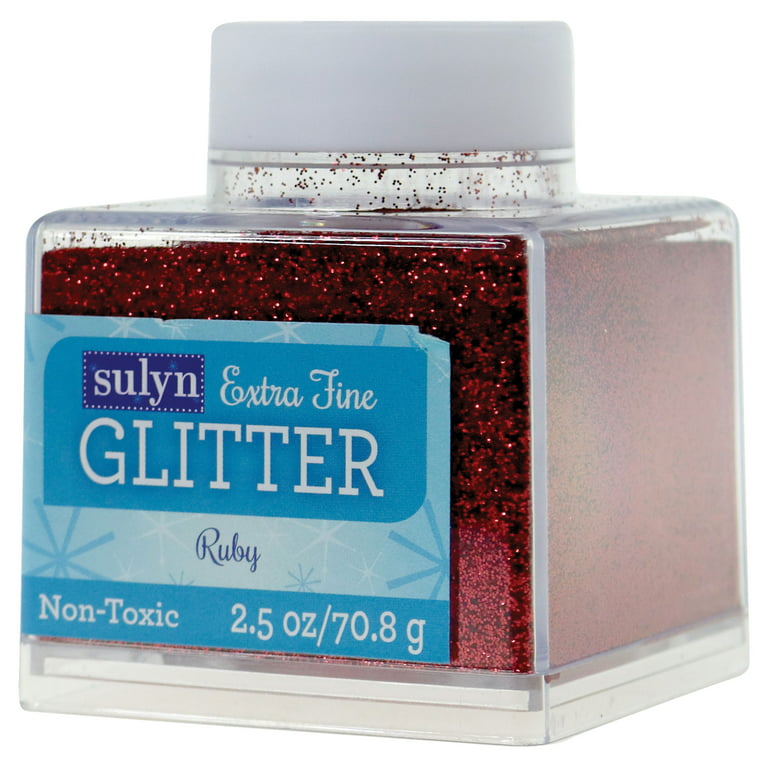 Sulyn Glitter 4oz Jar Crystal 6pc