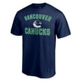 thumbnail image 2 of Men's Navy Vancouver Canucks Special Edition Victory Arch T-Shirt, 2 of 3