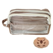 Large Capacity Pencil Case with Sticker Cartoon Capybara Pencil Pouch Pencil Bag Lovely Pen Bag Gift for Student