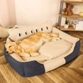 thumbnail image 2 of Kennel Four Seasons Universal Removable and Washable Medium Large Dog Mat Winter Golden Retriever Corgi Mattress Pet Supplies ShopWise Round, 2 of 7