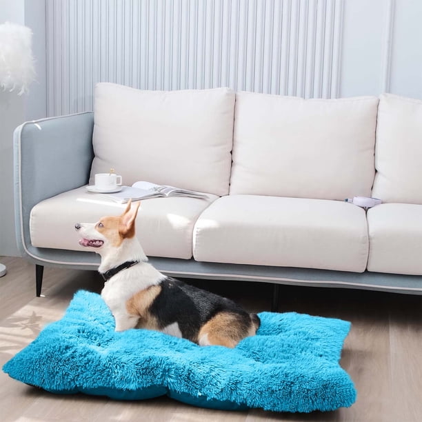 Xihbxyly Caseta de Invierno para Mascotas, Extraíble y Lavable, Acolchado de Esponja Suave, Base de Tela No Tejida, Acogedora Cama de Interior, Ideal para Perros Pequeños, 50 X 40 Cm.