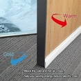 thumbnail image 1 of Puerta Draft Stopperdoor Sweep para puertas interiores exteriores, sello inferior de la puerta Aislamiento contra el polvo y el ruido Burlete para el clima D, 1 of 2
