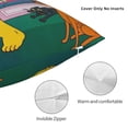 thumbnail image 5 of Simpsons Square Pillow Case Pillow Holder Soft Decorative Pillow Sham Cushion Cases Pillowcase 18"X18", 5 of 7