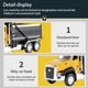 thumbnail image 5 of Set de camiones de juguete con motor de construcción | Autos de empuje a fricción para niños mayores de 3 años | Camión volquete con cargadora realista | Plástico resistente | Regalo de cumpleaño, 5 of 5