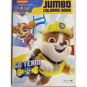 Paw Patrol 224 pg Coloring Book Plus Crayon - Walmart.com