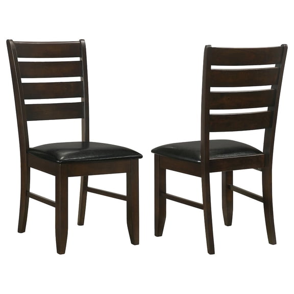 Plethoria Home Casual Ladder Back Dining Chairs (Set of 2)