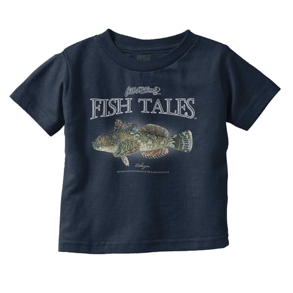 Gill McFinn Cabezon Fishing Fisher Toddler Boy Girl T Shirt Infant Toddler Brisco Brands 12M