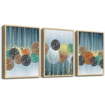 Black Wall Art For Living Room Boho Wall Decor For Bedroom Fashion Wall Decorations For Office Wall Paintings Minimalist Abstract Wall Pictures Artwork Home Decor of 3 Piece Art