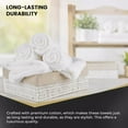 thumbnail image 4 of Washcloths Pack of 12-100% Cotton - 600 GSM Soft & Absorbent, Quick-Drying, for Beach Houses, Hotels, and Rental Properties - Navy, 4 of 4