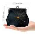 thumbnail image 2 of Spider Web Stylish and Compact Coin - Elegant 0.7 Microfiber with Zinc Alloy Clasp - Convenient Size 4.3x4.7 in/11x12 cm - Ideal for Organizing Small Essentials - Fashionable and Functional!, 2 of 7