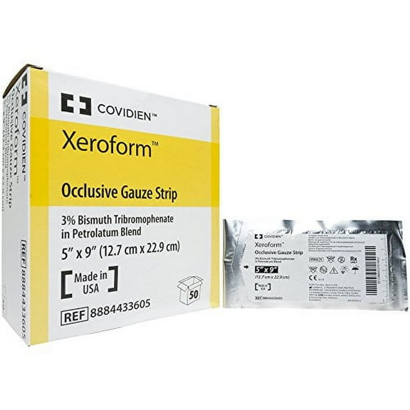 Xeroform Dressing 5X9 Sterile 50Ea/Bx
