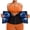 Black-blue Inner, variant on Sports Sweat Waist Support Belt, Reinforced Compression Design, Training Belt, Professional Fitness Waist Belt, Unisex Training Gear