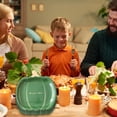 thumbnail image 1 of Bonixoom Pumpkin Paper Saucer Tissue Disposable Hot Gold Tableware Dinner Party Birthday Tableware, 1 of 6