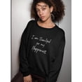 thumbnail image 2 of I'm Thankful For My Happiness Sweatshirt Women -GoatDeals Designs, Female 5X-Large, 2 of 4