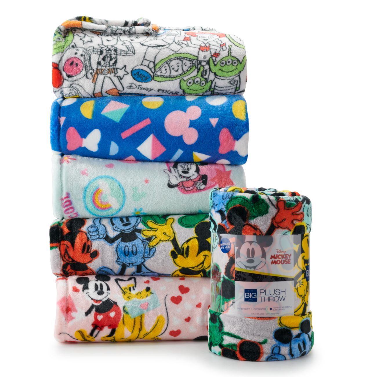 The Big One Oversized Disney Cars Microplush Throw Blanket, 5' x 6'  Lightning McQ - Walmart.com