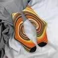 thumbnail image 5 of Xecao Colorful Swirl Pattern Sport Socks for Women and Men Crew Socks Sporty Calf Socks Casual Socks, 5 of 6